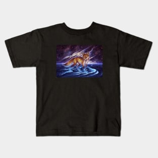 Starry Steps (Background) Kids T-Shirt